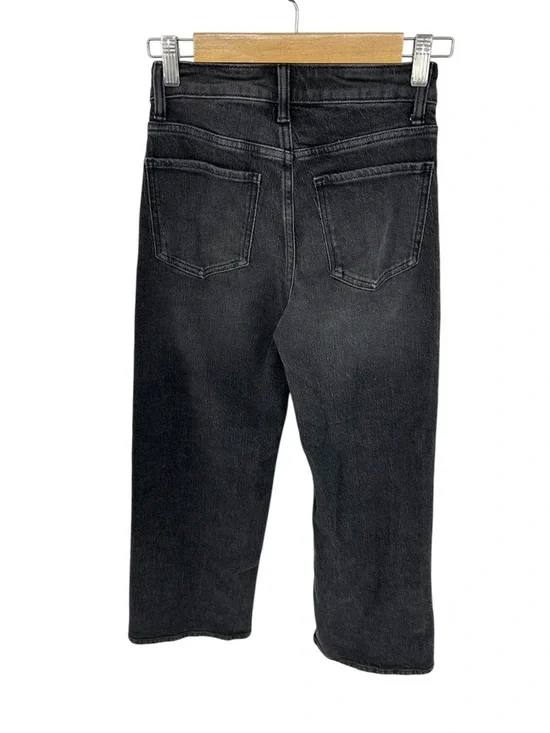 Quince Bella Stretch Relaxed Straight Jeans in Charcoal Black Women’s Size 24 - Picture 8 of 11